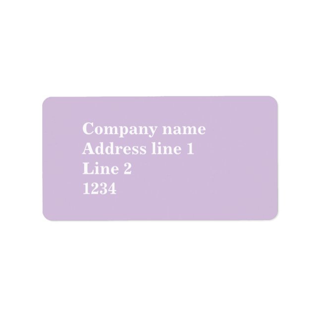 Etiqueta Morado silvestre (Frente)