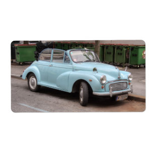 Etiqueta Morris Minor Convertible Tourer