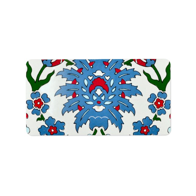 Etiqueta mosaico iznik (Frente)