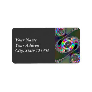 Etiqueta Motosierra - fractal