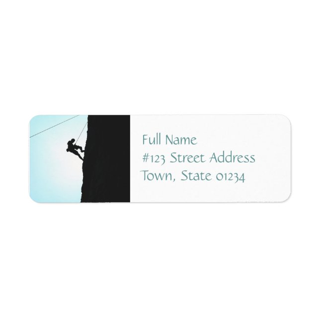 Etiqueta Mountain Climbing Mailing Labels (Frente)