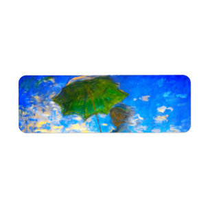 Etiqueta Mujer con sombrilla de Monet
