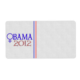 ETIQUETA MUJERES PARA OBAMA