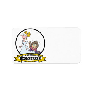 ETIQUETA MUNDIAL MAYOR PERSONALIZADO DE SEAMSTRESS