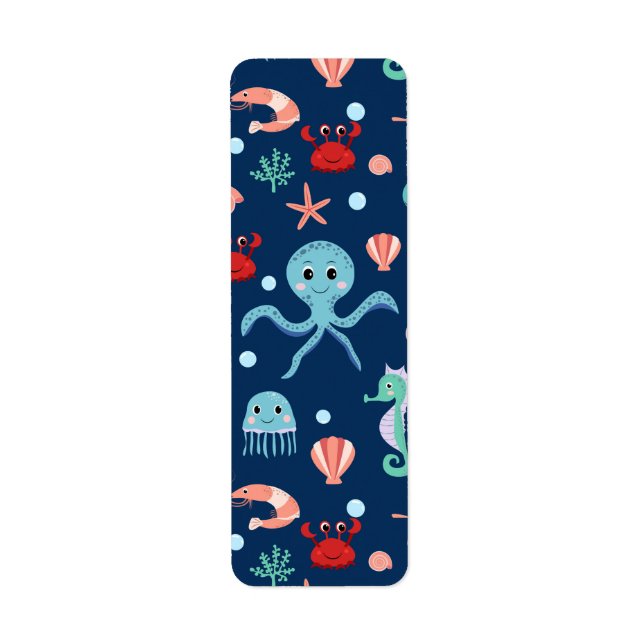 Etiqueta Mundo del Mar (Frente)