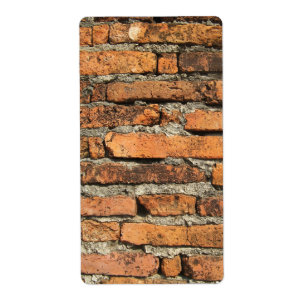 Etiqueta Muro de ladrillo antiguo