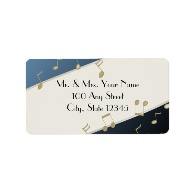 Etiqueta Música en el aire (Frente)