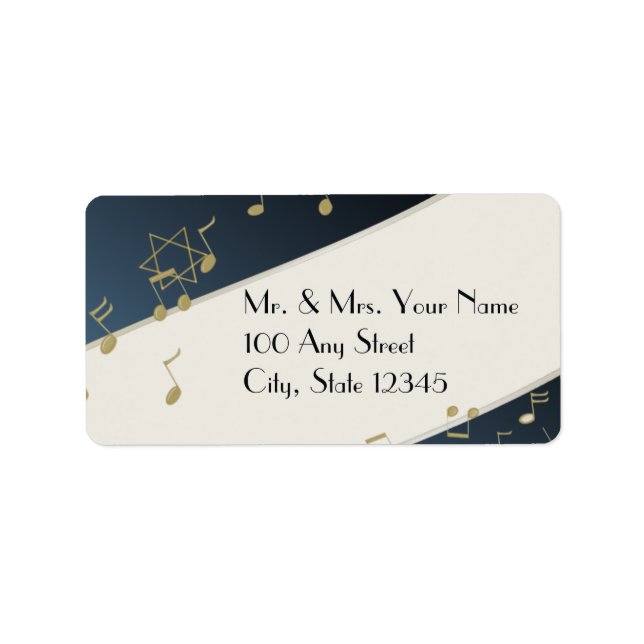 Etiqueta Música en el aire (Frente)