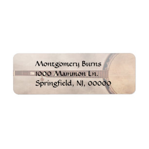 Etiqueta Música - String - Banjo