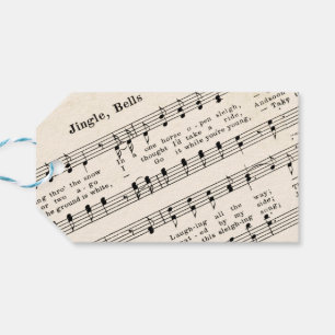 Etiqueta musical de Jingle Bells Edition 1850