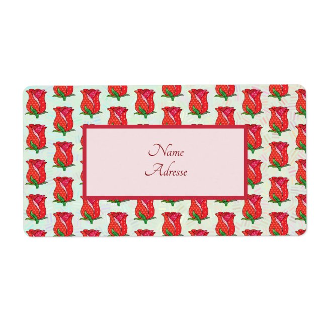 Etiqueta Musterrose (Frente)