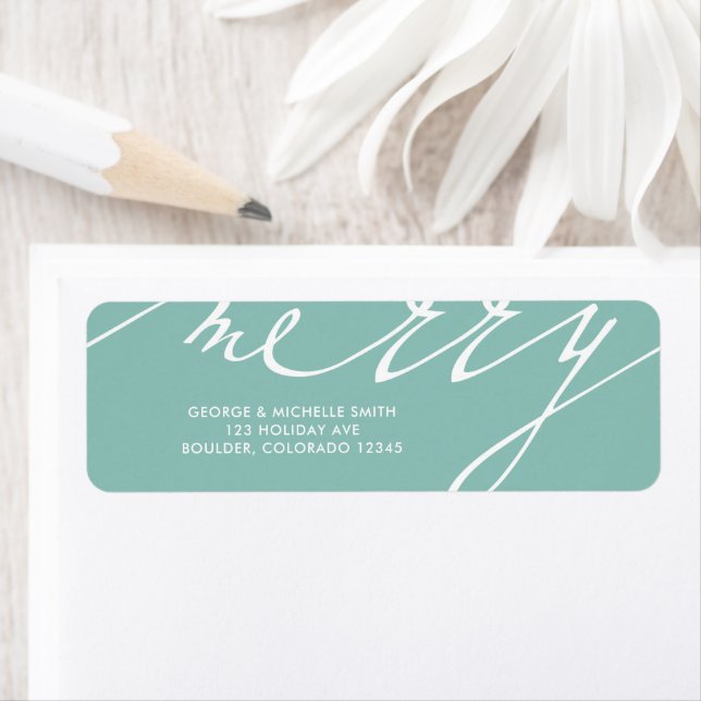 Etiqueta Muy Feliz Navidad (In situ)