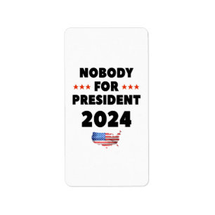 Etiqueta Nadie para Presidente 2024