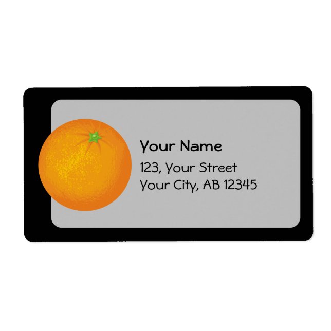 Etiqueta Naranja (Frente)