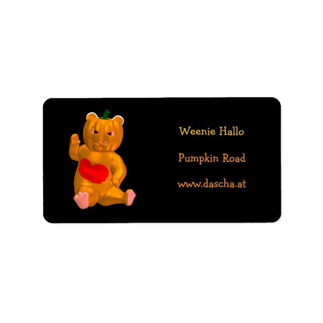 Etiqueta Naranja Bear (Frente)