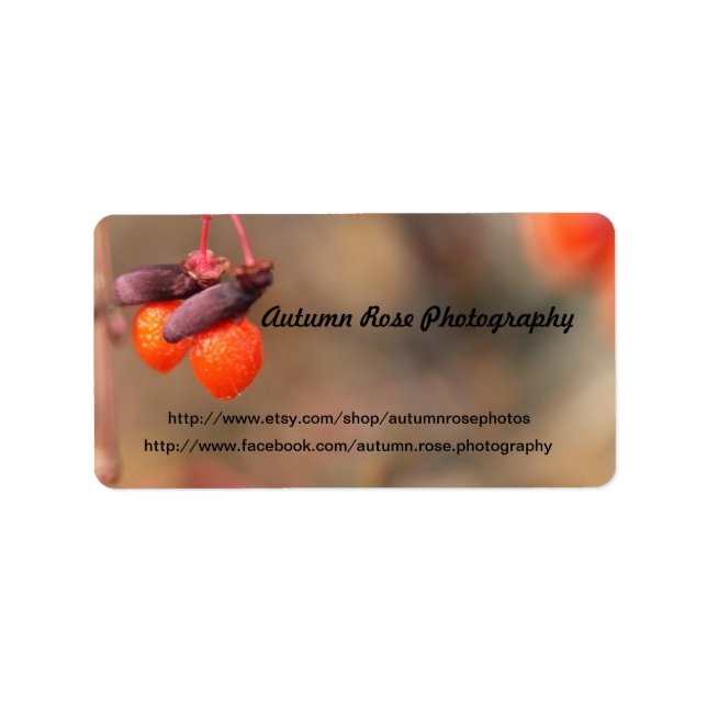 Etiqueta naranja berries (Frente)