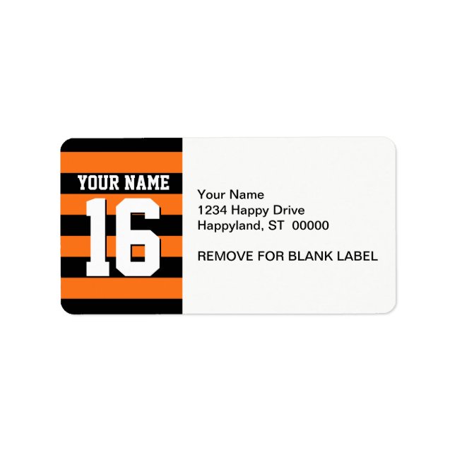 Etiqueta Naranja de calabaza negro equipo camiseta de perri (Frente)