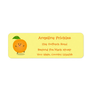 Etiqueta Naranja de danza dulce cítricos