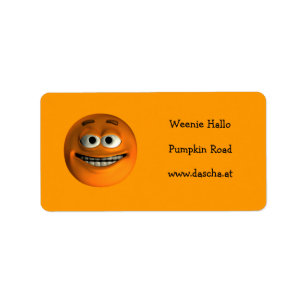 Etiqueta Naranja Emoticon