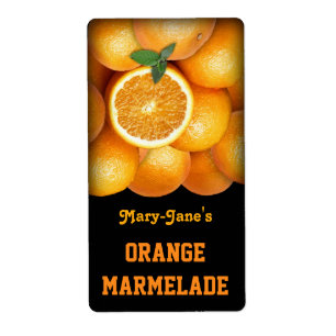 Etiqueta Naranja Marmelade (personalizable)
