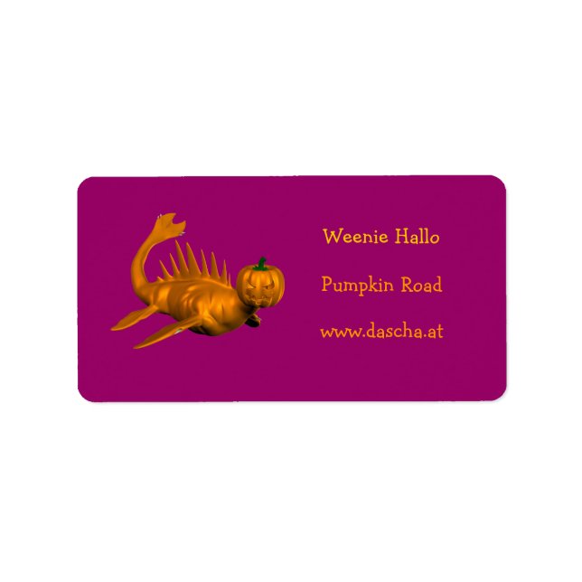 Etiqueta Naranja Seadragon (Frente)