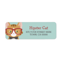 Naranja Tabby Hipster Gato Niños