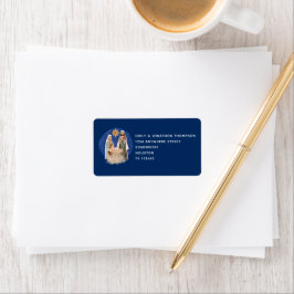 Etiqueta Natividad Nombre de devolución Dirección Navidades