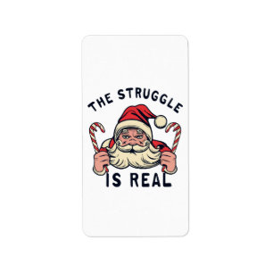 Etiqueta Navidad blanca, LA LUCHA ES REAL