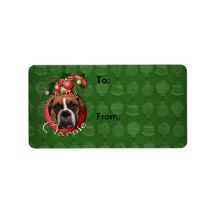 Etiqueta Navidad - cubierta los pasillos con Marnie