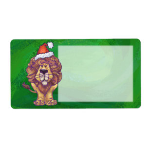 Etiqueta Navidad de León en Verde