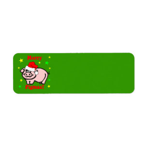 Etiqueta Navidad divertido