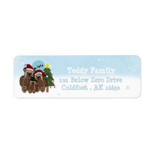 Etiqueta Navidad Teddys