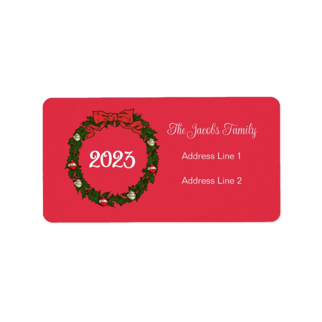 Etiqueta Navidades (Frente)