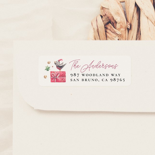 Etiqueta Navidades acuáticos Bird & Gift (Subido por el creador)