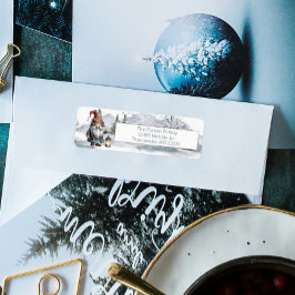 Etiqueta Navidades acuáticos de invierno se convierten en p