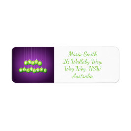 Etiqueta Navidades bauble