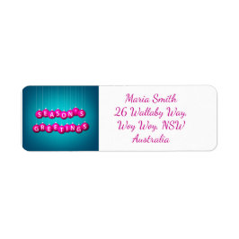 Etiqueta Navidades bauble