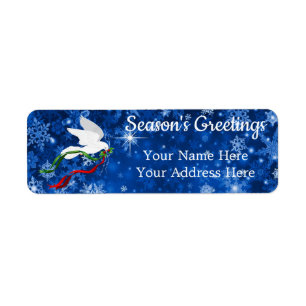 Etiqueta Navidades blancos