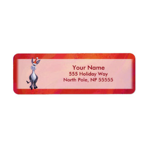 Etiqueta Navidades burros