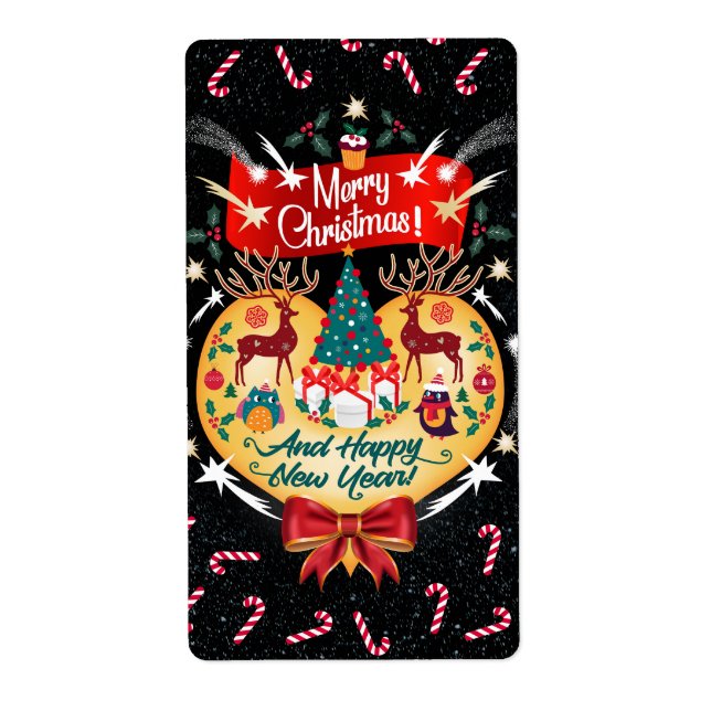 Etiqueta Navidades Candies (Frente)