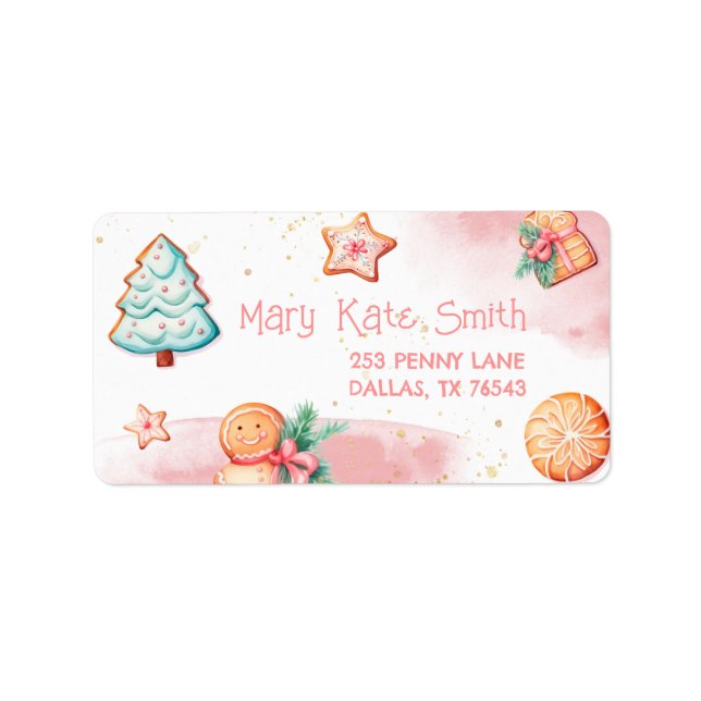 Etiqueta Navidades Cookie Two Sweet (Frente)