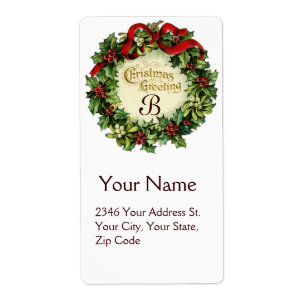 ETIQUETA NAVIDADES CRUZADOS CON MISTLETAS Y BARRIOS SANOS