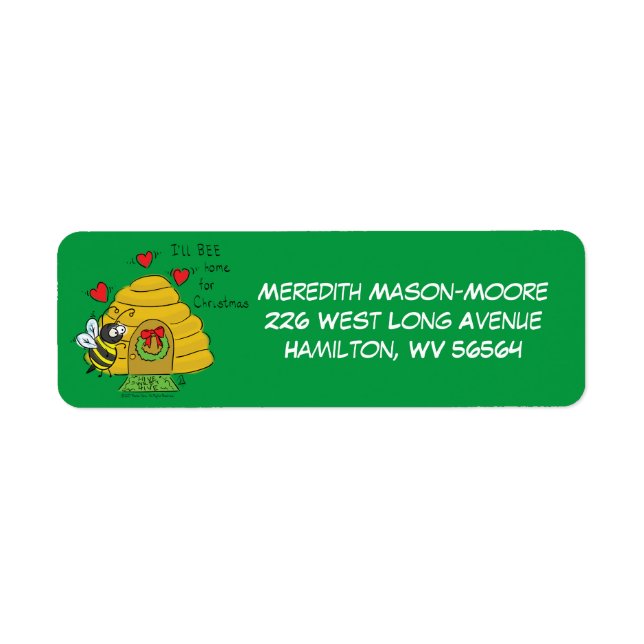 Etiqueta Navidades curos se divierten con Personalizado nav (Frente)