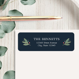 Etiqueta Navidades DE COLOR EDITABLES Láminas de dirección 