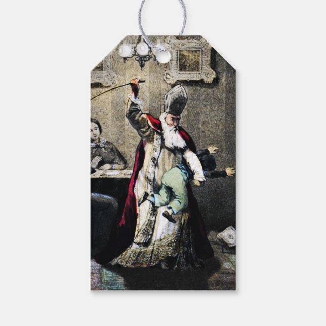 Etiqueta Navidades de disciplina de Santa (Anverso)