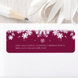 Etiqueta Navidades de escritura elegantes y de moda