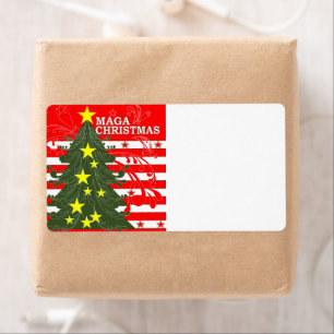 Etiqueta NAVIDADES de MAGA Patriótico
