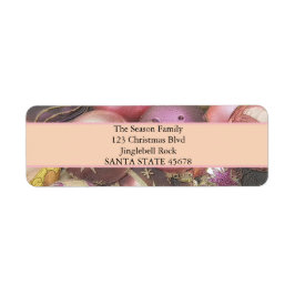 Etiqueta Navidades de Pastel Ornaments