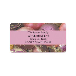 Etiqueta Navidades de Pastel Ornaments