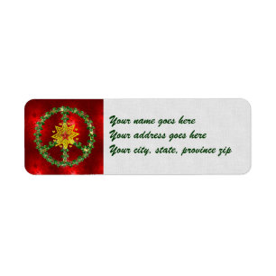 Etiqueta Navidades de Peace Star